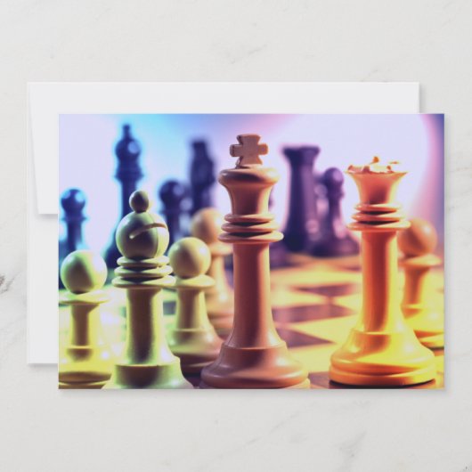 Uitnodiging tot Chess Game (Voorkant)