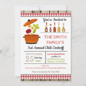 Uitnodiging tot Chili Cookoff (Voorkant)