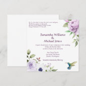 Uitnodiging tot Christelijk huwelijk - Song van So (Voorkant / Achterkant)