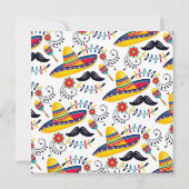 Uitnodiging tot Cinco de Mayo Tequila Folk (Achterkant)