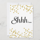 Uitnodiging tot Confetti Surprise Party (Achterkant)