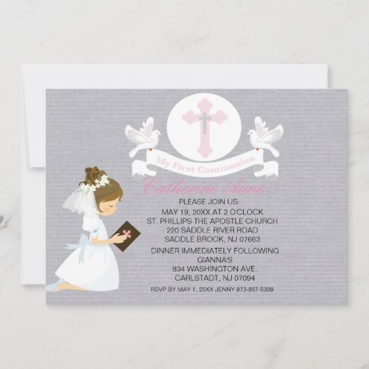 Uitnodiging tot de eerste Heilige Communistische P (Voorkant)