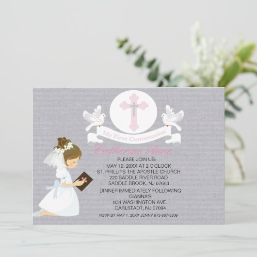 Uitnodiging tot de eerste Heilige Communistische P (Staand voorkant)