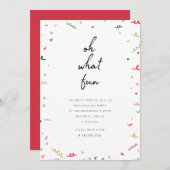 Uitnodiging tot de feestdag (Voorkant / Achterkant)