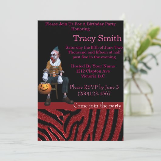 Uitnodiging tot de kleinering van de Partij van de (Staand voorkant)