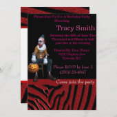 Uitnodiging tot de kleinering van de Partij van de (Voorkant / Achterkant)