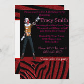 Uitnodiging tot de kleinering van de Partij van de (Voorkant / Achterkant)