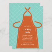 Uitnodiging tot de loffelijke Apron-zomerpartij (Voorkant / Achterkant)