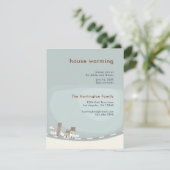 Uitnodiging tot de partij van de Charming House Wa (Staand voorkant)