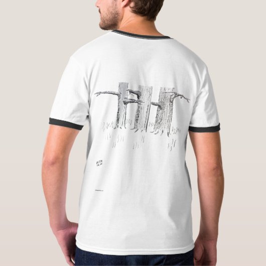 Uitnodiging tot de Ring van Bomen T-shirt (Achterkant)