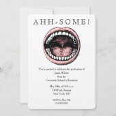 Uitnodiging tot de tandheelkundige School (Voorkant)