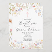 Uitnodiging tot doop, bevestigingsuitnodiging (Voorkant / Achterkant)