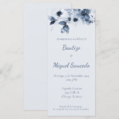 Uitnodiging tot doop, Invitacion de bautizo para n (Voorkant / Achterkant)