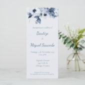 Uitnodiging tot doop, Invitacion de bautizo para n (Staand voorkant)