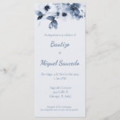 Uitnodiging tot doop, Invitacion de bautizo para n (Voorkant)