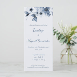 Uitnodiging tot doop, Invitacion de bautizo para n