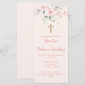 Uitnodiging tot doop, Invitacion de bautizo para n (Voorkant / Achterkant)