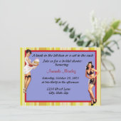 Uitnodiging tot douche (Staand voorkant)