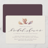 Uitnodiging tot douche voor bruiloft (Voorkant / Achterkant)