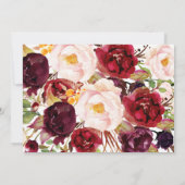 Uitnodiging tot douche voor bruinkoolbloem (Achterkant)