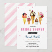 Uitnodiging tot douche voor crème (Voorkant / Achterkant)