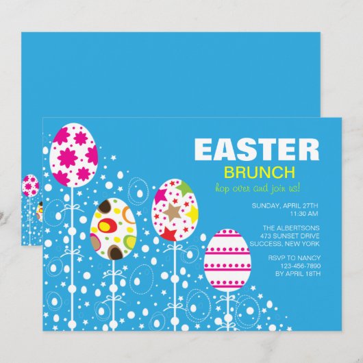 Uitnodiging tot easejacht (Voorkant / Achterkant)