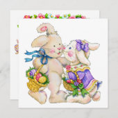 Uitnodiging tot edele Pasen (Eibots?) (Voorkant / Achterkant)