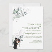 Uitnodiging tot een Afrikaans-Amerikaanse bruiloft (Voorkant)