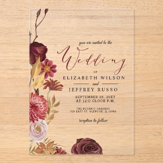 Uitnodiging tot een botanische herfst (Voorkant)