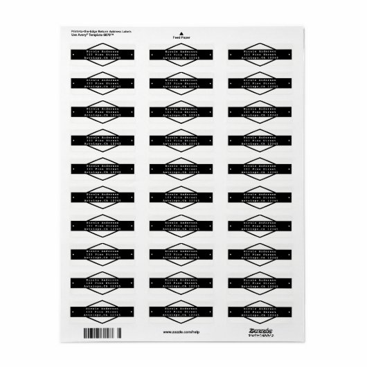 Uitnodiging tot een homohuwelijk etiket (Full Sheet)