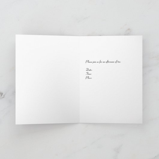 Uitnodiging tot een middag van Tea (Binnen)