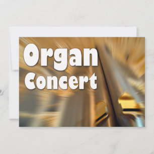 Uitnodiging tot een orgaanconcert - Sydney buizen