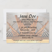 Uitnodiging tot een orgaanconcert - Ulmbuizen (Achterkant)