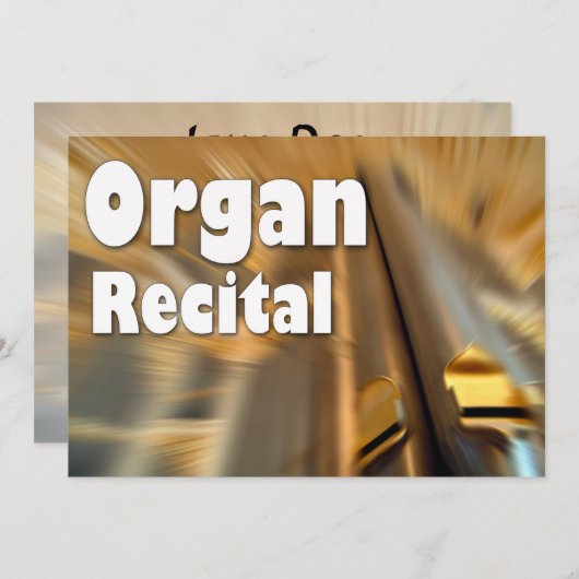 Uitnodiging tot een orgaanoverweging - Sydney buiz (Voorkant / Achterkant)