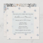 Uitnodiging tot een oude bridal voor wereldcharme (Voorkant / Achterkant)