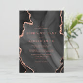 Uitnodiging tot een zwart en dubbelzinnig huwelijk (Staand voorkant)