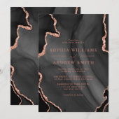 Uitnodiging tot een zwart en dubbelzinnig huwelijk (Voorkant / Achterkant)