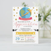 Uitnodiging tot erkenning van wereldthema leraar (Staand voorkant)