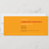 Uitnodiging tot evenement Cultuur & Diversiteit vi (Achterkant)