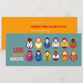 Uitnodiging tot evenement Cultuur & Diversiteit vi (Voorkant / Achterkant)