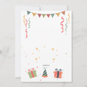 Uitnodiging tot feestdag (Achterkant)