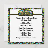 Uitnodiging tot feestdag (Achterkant)