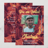 Uitnodiging tot feestdag (Voorkant / Achterkant)