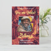 Uitnodiging tot feestdag (Staand voorkant)