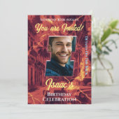 Uitnodiging tot feestdag (Staand voorkant)