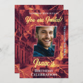 Uitnodiging tot feestdag (Voorkant / Achterkant)