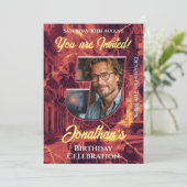 Uitnodiging tot feestdag (Staand voorkant)