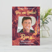 Uitnodiging tot feestdag (Staand voorkant)