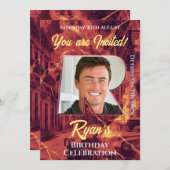 Uitnodiging tot feestdag (Voorkant / Achterkant)