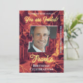 Uitnodiging tot feestdag (Staand voorkant)